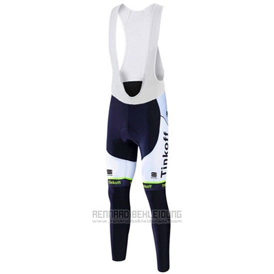 2016 Fahrradbekleidung Tinkoff Grun und Shwarz Trikot Langarm und Tragerhose